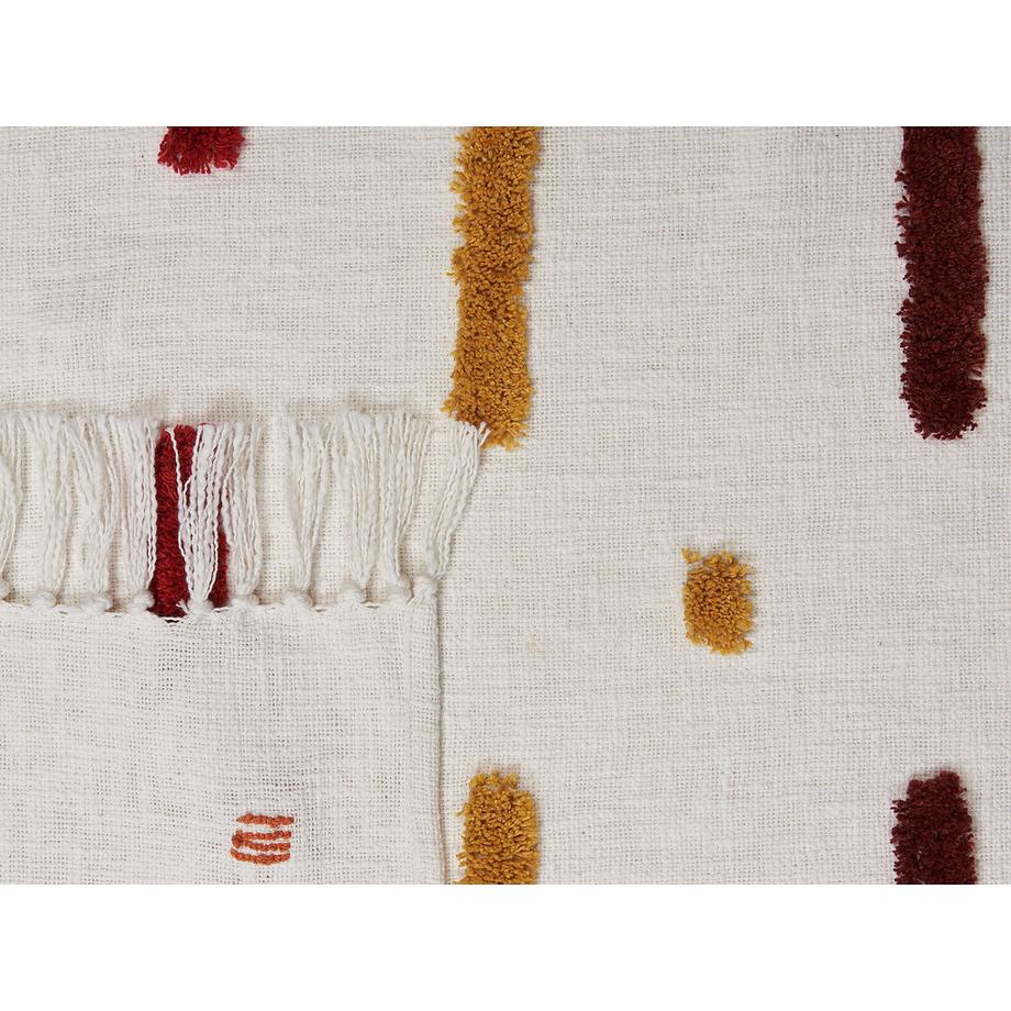 Beliani Alappuzha Coperta in Cotone Boho  