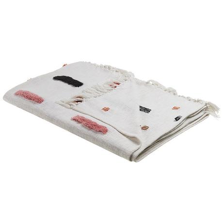 Beliani Alappuzha Coperta in Cotone Boho  