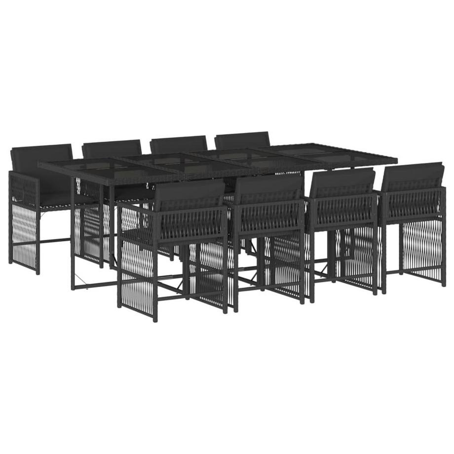 set da pranzo da giardino Polirattan