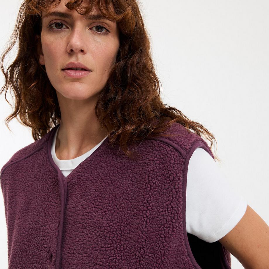 La Redoute Collections  Gilet oversize en sherpa 