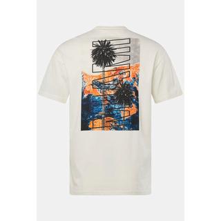 Sthuge  T-shirt STHUGE con taglio oversize, stampa sul retro e mezze maniche bianco sporco 