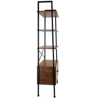 Tectake Etagère échelle Brentwood 57,5x34x173cm  