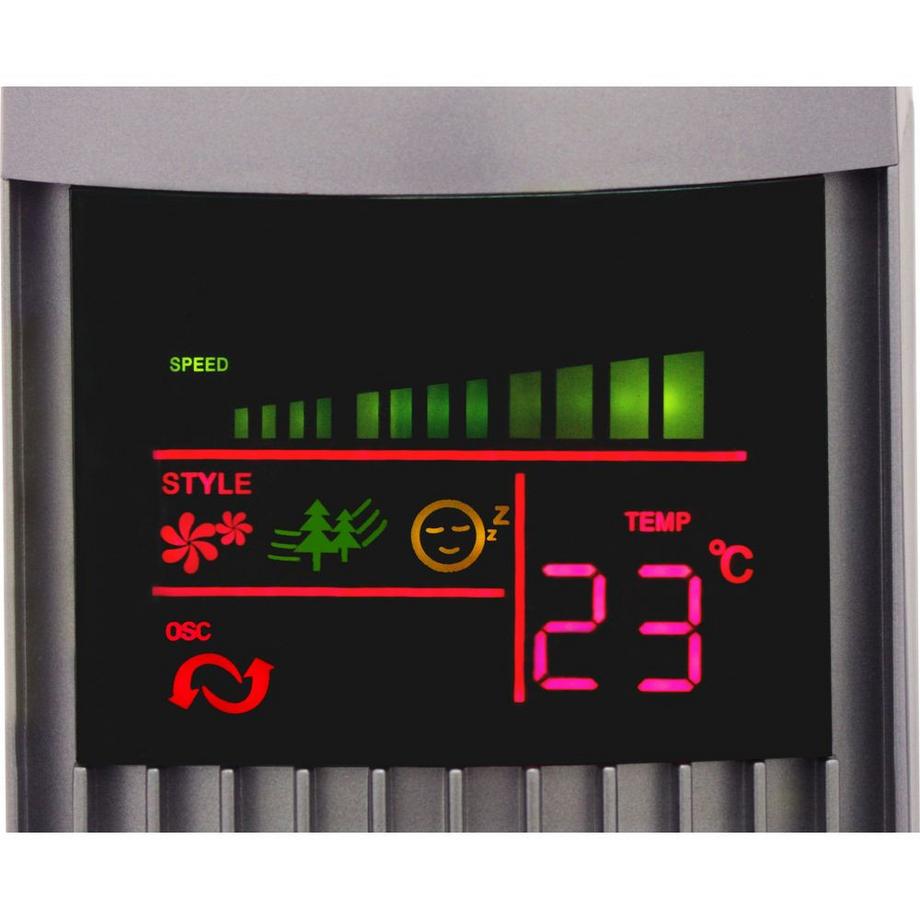 Trisa Turmventilator Fresh Breeze Silber  