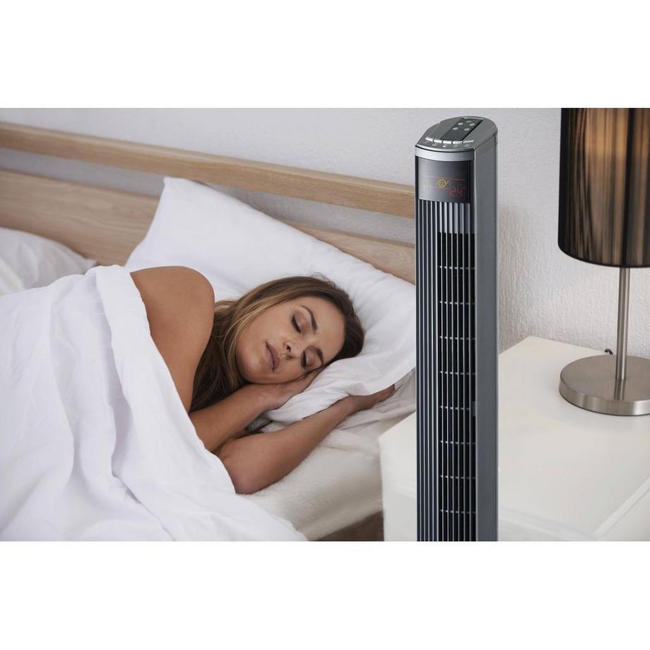 Trisa Turmventilator Fresh Breeze Silber  