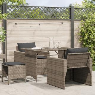 VidaXL set divano da giardino Polirattan  