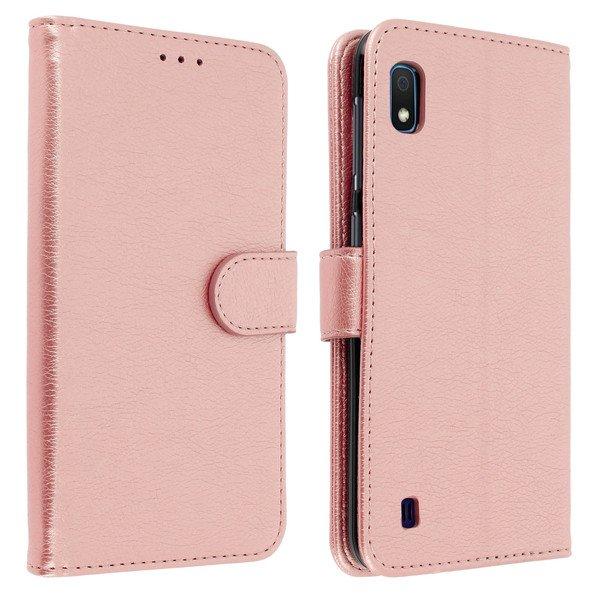 Avizar  Custodia Flip Galaxy A10 Rosa gold 