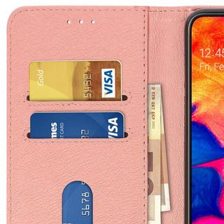 Avizar  Klapphülle Samsung Galaxy A10 Rosegold 