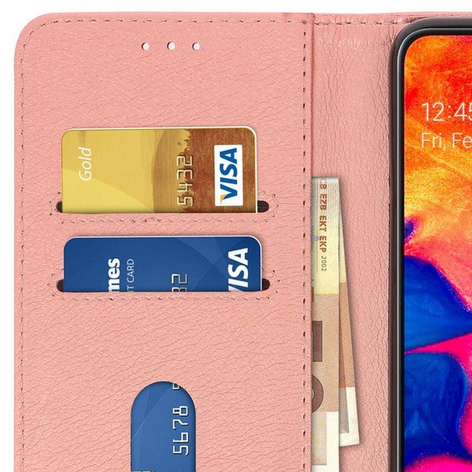 Avizar  Klapphülle Samsung Galaxy A10 Rosegold 
