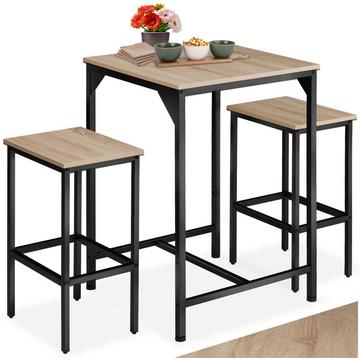 Barset Inverness 3-teilig Tisch mit 2 Hockern