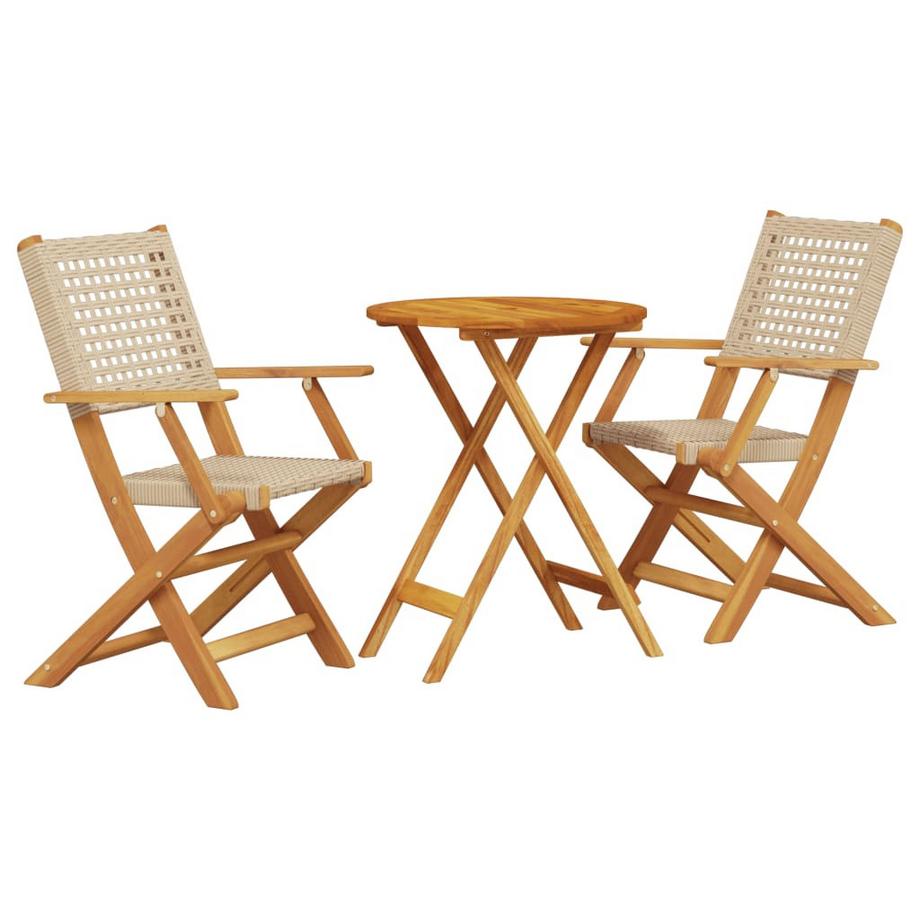 set da bistrò Legno di acacia