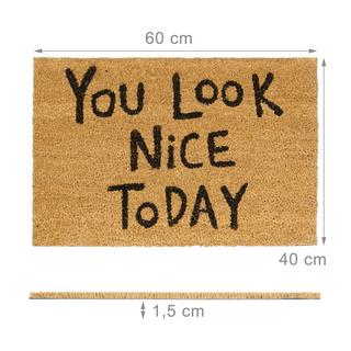 B2X Zerbino in fibra di cocco "Stai bene..."  