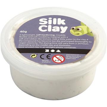 Silk Clay Modellierton 40 g Weiß 1 Stück(e)