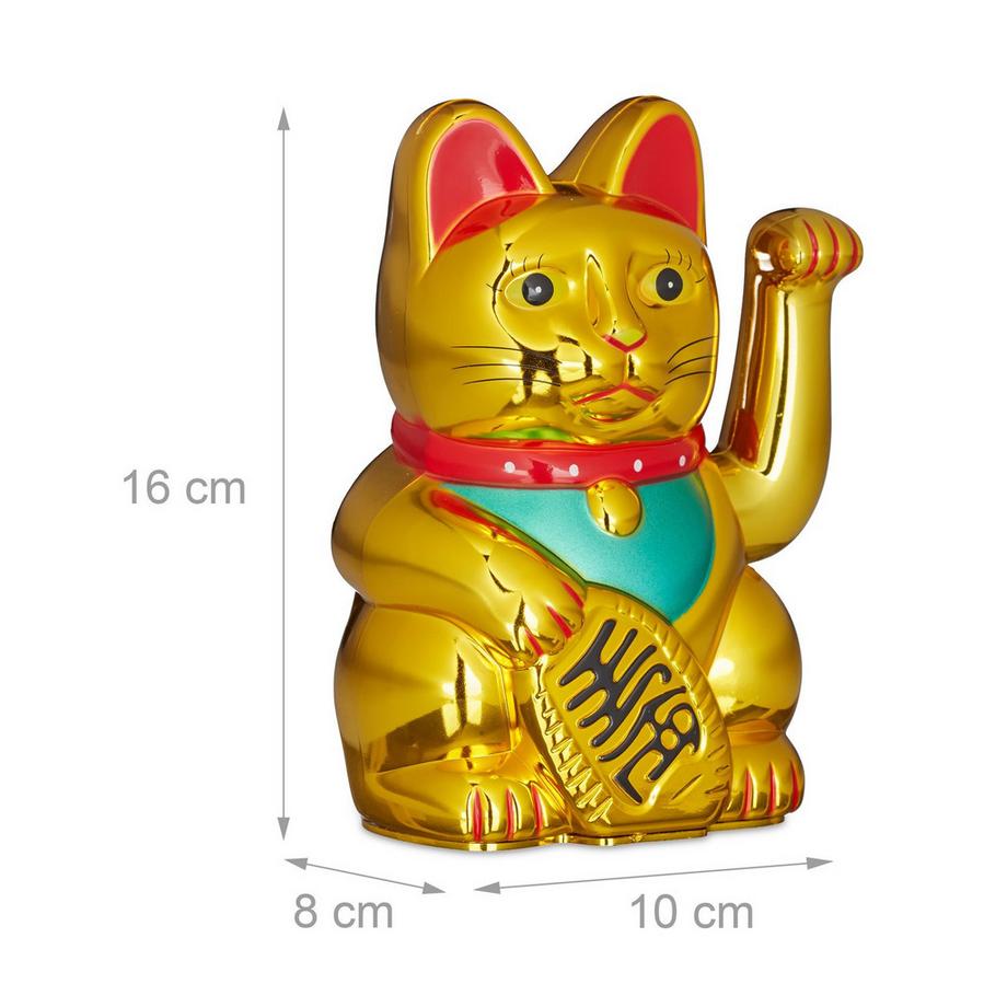 B2X  Maneki Neko Winkekatze 16 cm 