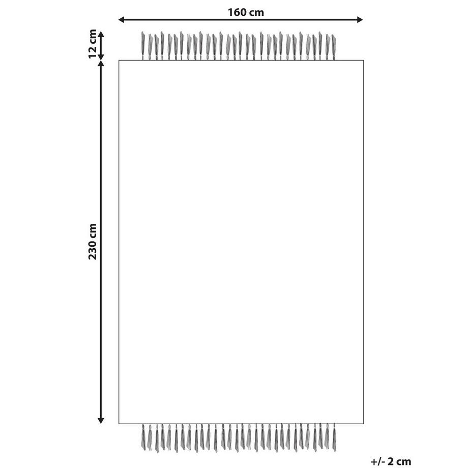 Beliani Tapis en Jute  ORTAOBA  