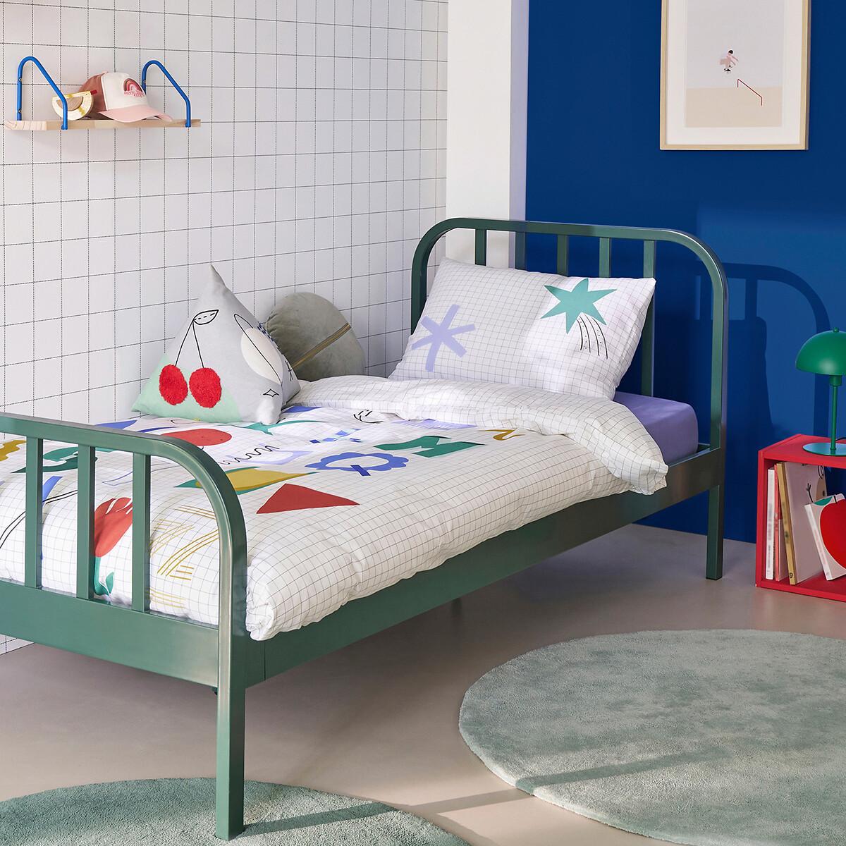 La Redoute Intérieurs Roman Kinder Kissenbezug mit 50% recycelter Baumwolle  