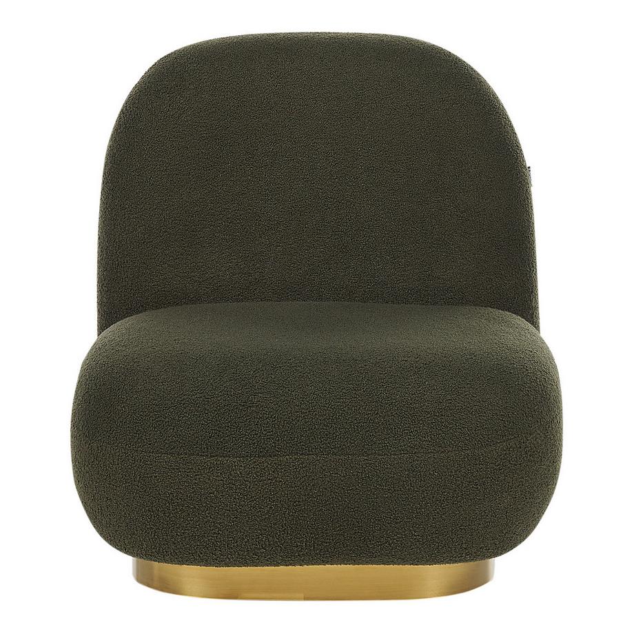 Beliani Sessel aus Bouclé Glamourös LOVIISA  