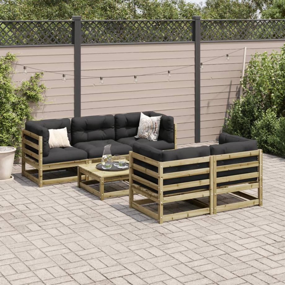 VidaXL Garten sofagarnitur imprägniertes kiefernholz  