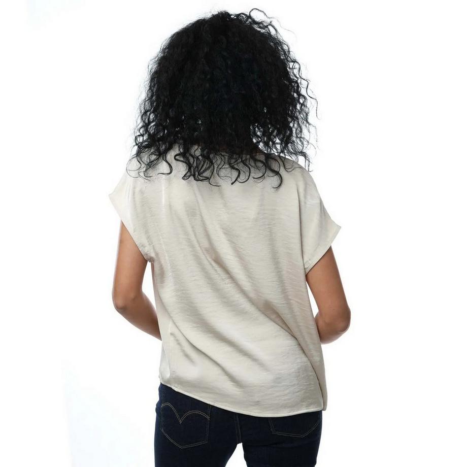 VERO MODA Marys Dana Haut Col V Manches Courtes  