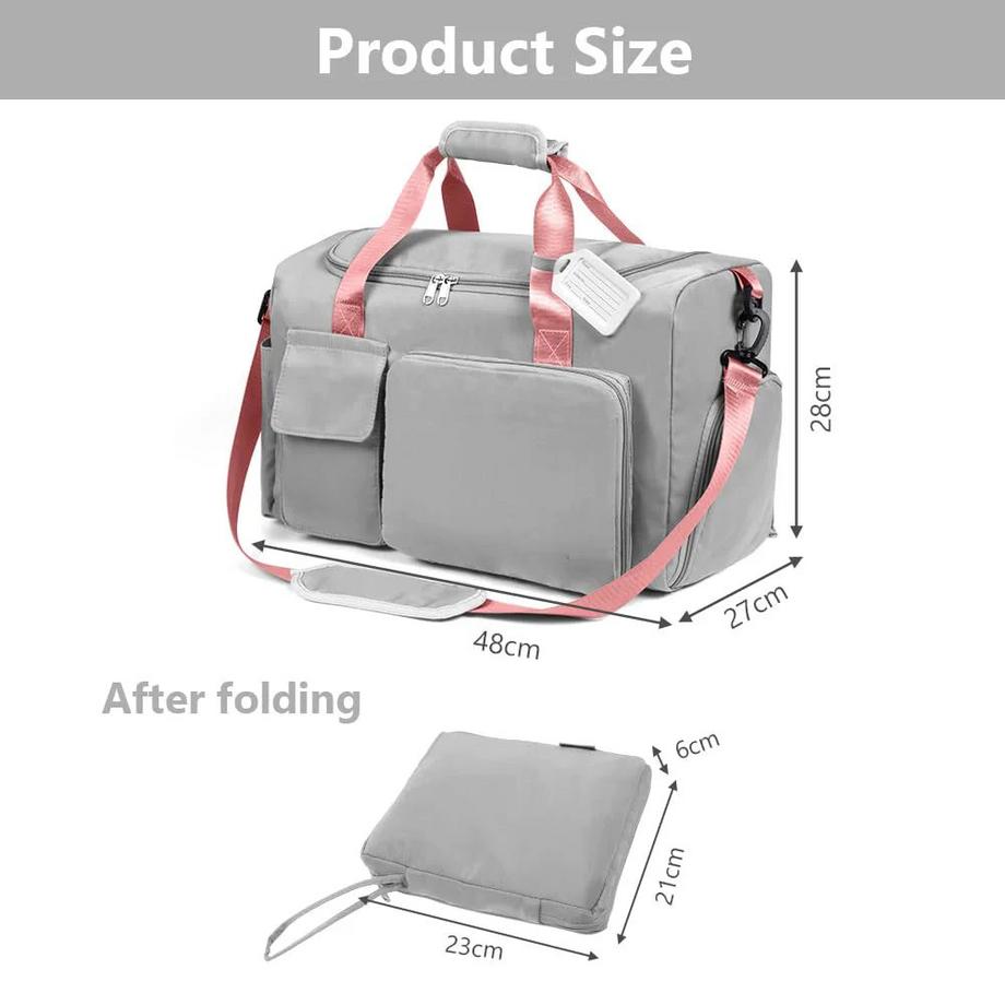 Only-bags.store Faltbare Weekender Reisetasche  