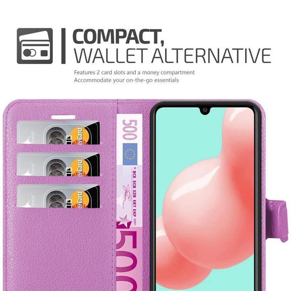 Cadorabo  Housse compatible avec Samsung Galaxy A41 - Coque de protection avec fermeture magnétique, fonction de support et compartiment pour carte 