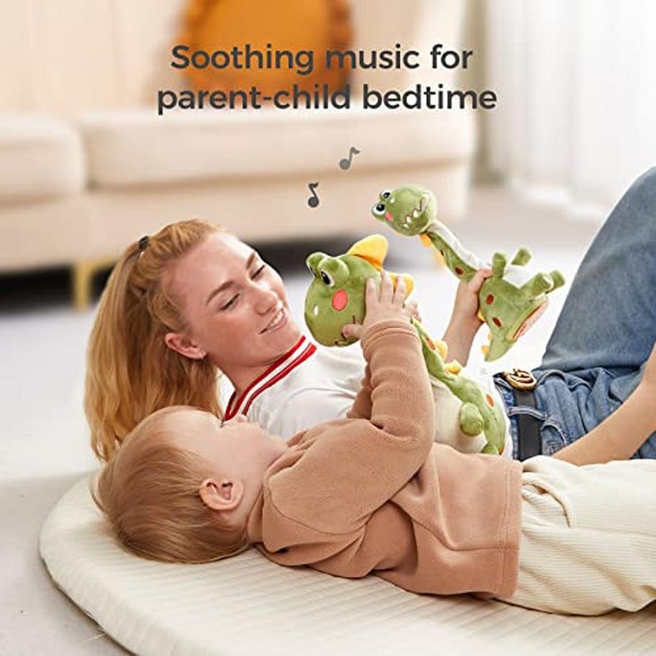 Activity-board  Jouets musicaux électroniques en peluche de dinosaure, avec enregistrement, répétition de conversation, chant, dinosaure, cadeaux pour bébé 