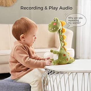 Activity-board  Elektronisches Dinosaurier-Plüsch-Musikspielzeug mit Aufnahme, wiederholtem Sprechen und Singen. Dinosaurier-Babyspielzeug-Geschenke 