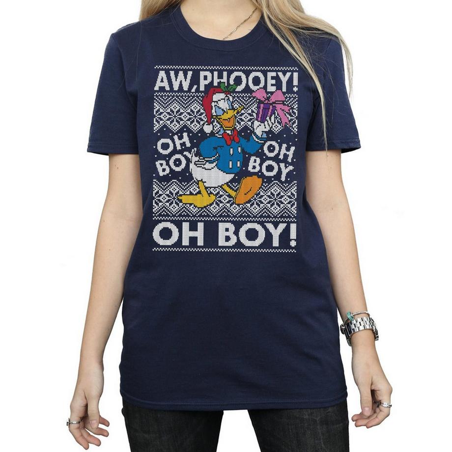 Disney Donald Duck Aw Phooey Christmas T-Shirt  