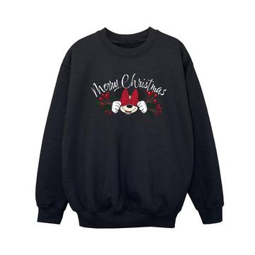 Minnie Mouse Christmas Holly Sweatshirt