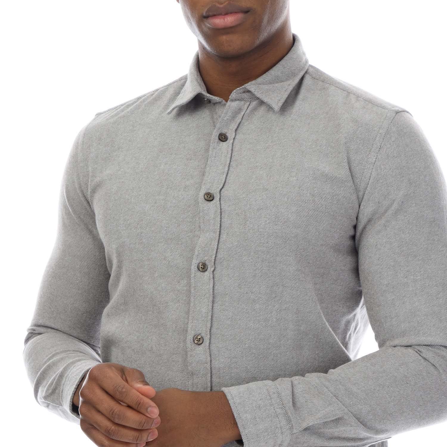 BOSS SRoan Button Down Langarmhemd  