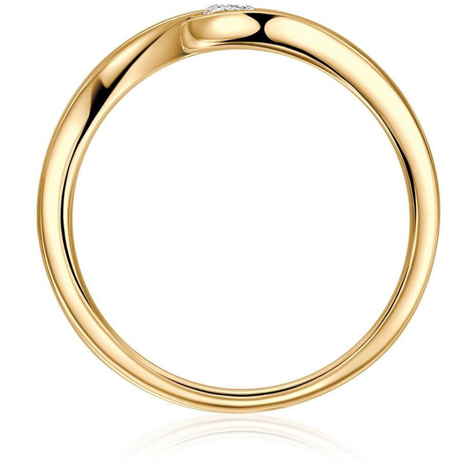 Rafaela Donata  Bague Solitaire Argent Sterling Zirconium 