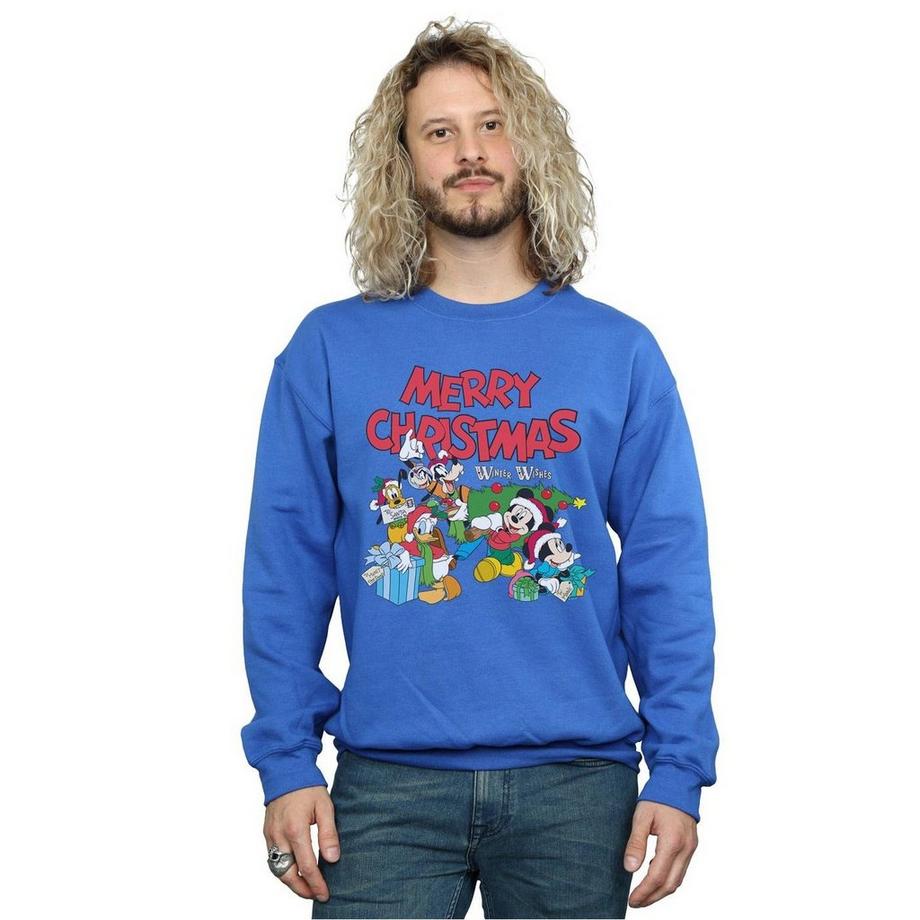 Disney Mickey Mouse And Friends Winter Wishes Sweatshirt  