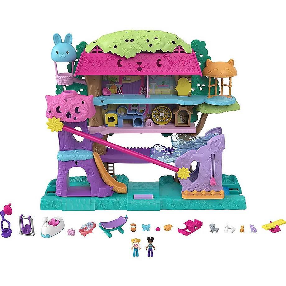 polly pocket  Pollyville Tierparty Baumhaus 