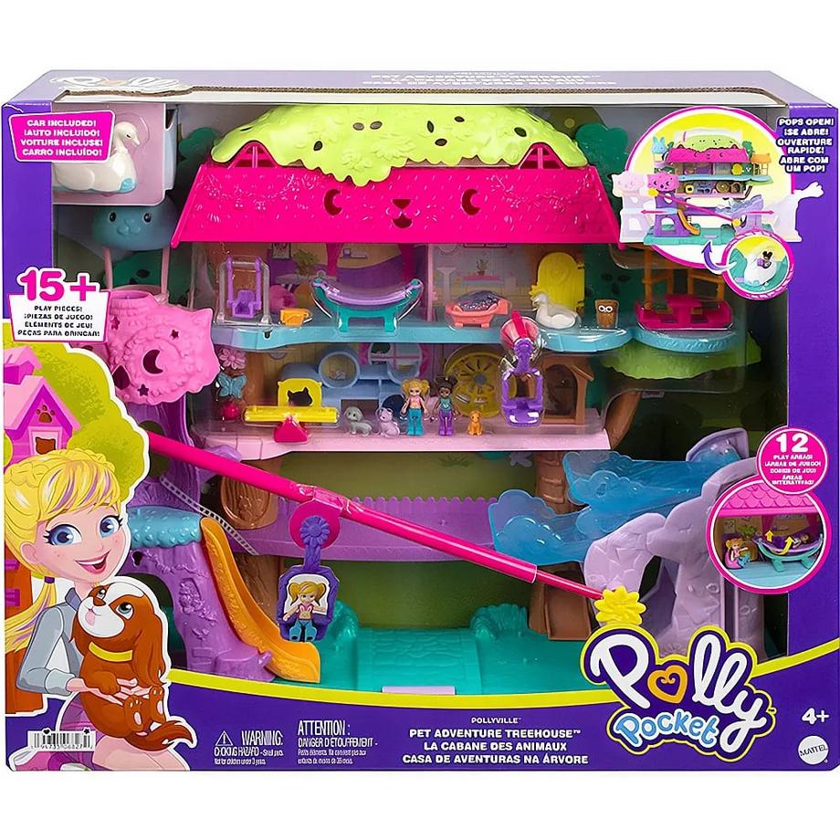 polly pocket  Pollyville Tierparty Baumhaus 