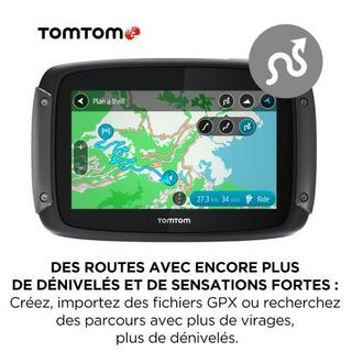 TOMTOM  TomTom RIDER 500 - GPS-Navigationssystem - Motorrad 4,3&quot; großer Bildschirm 