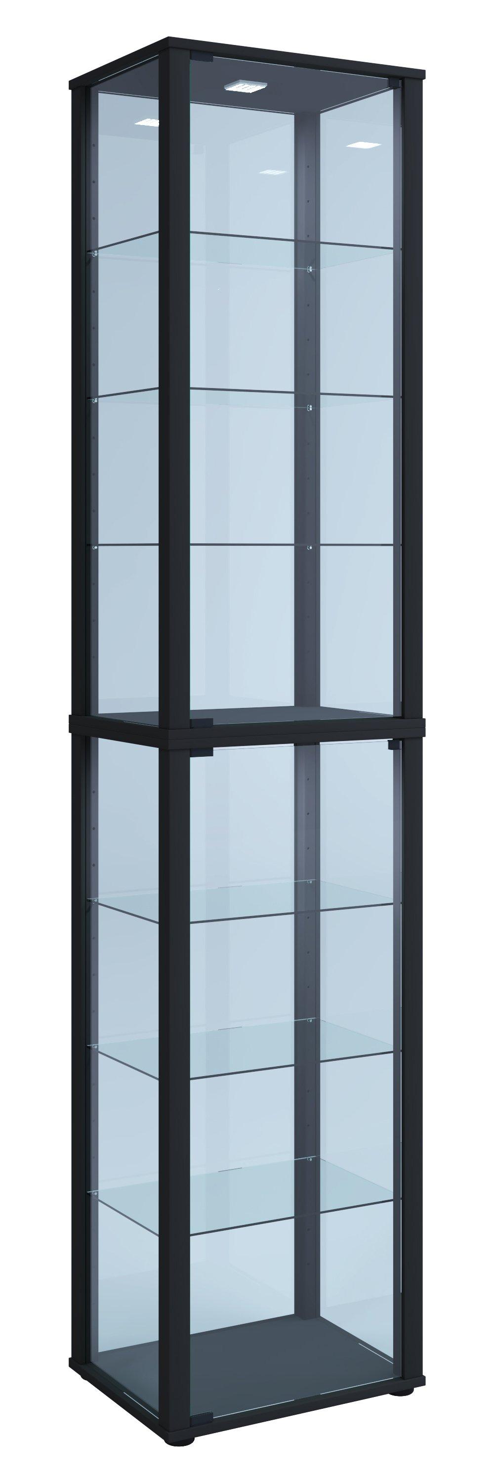 VCM Bois verre vitrine de collection vitrine de verre vitrine stand vitrine Kavisa XL  