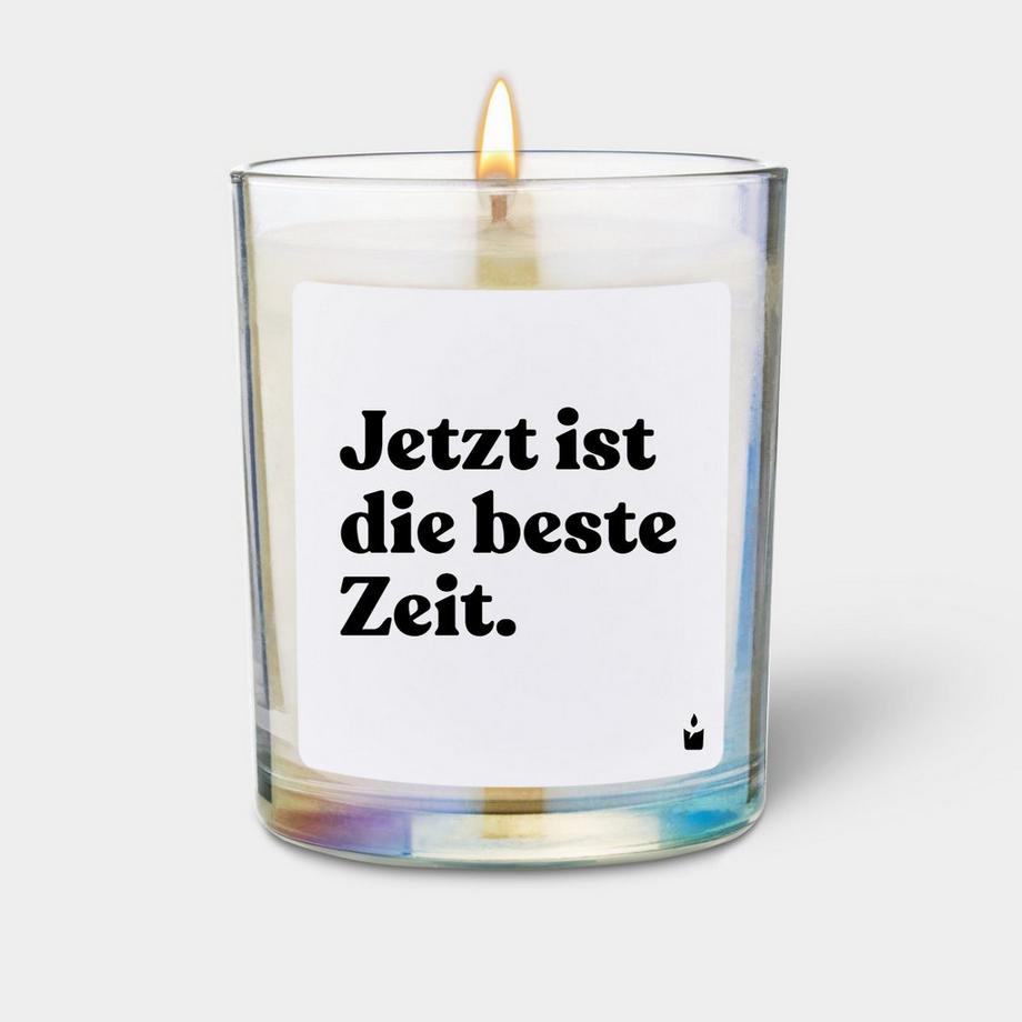 CandleHand Duftkerze Woody Jetzt ist die beste Zeit.  