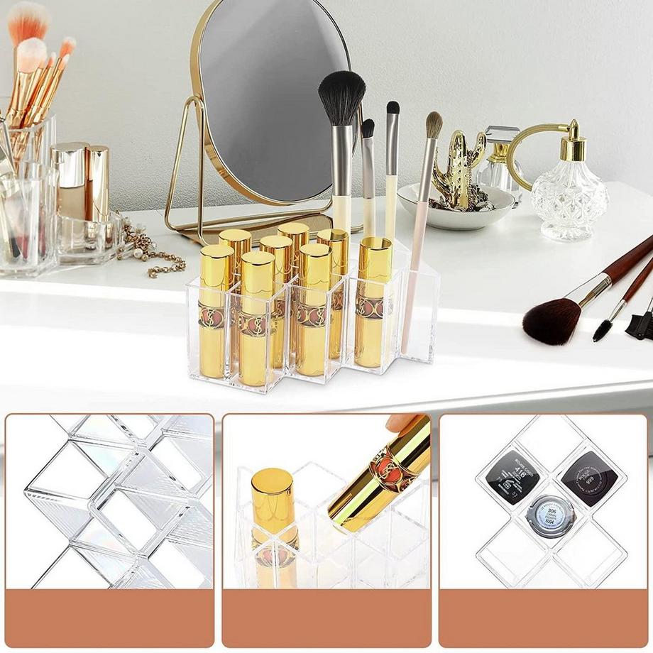 B2X  Aufbewahrungsregale für Lippenstift – 10 Fächer 