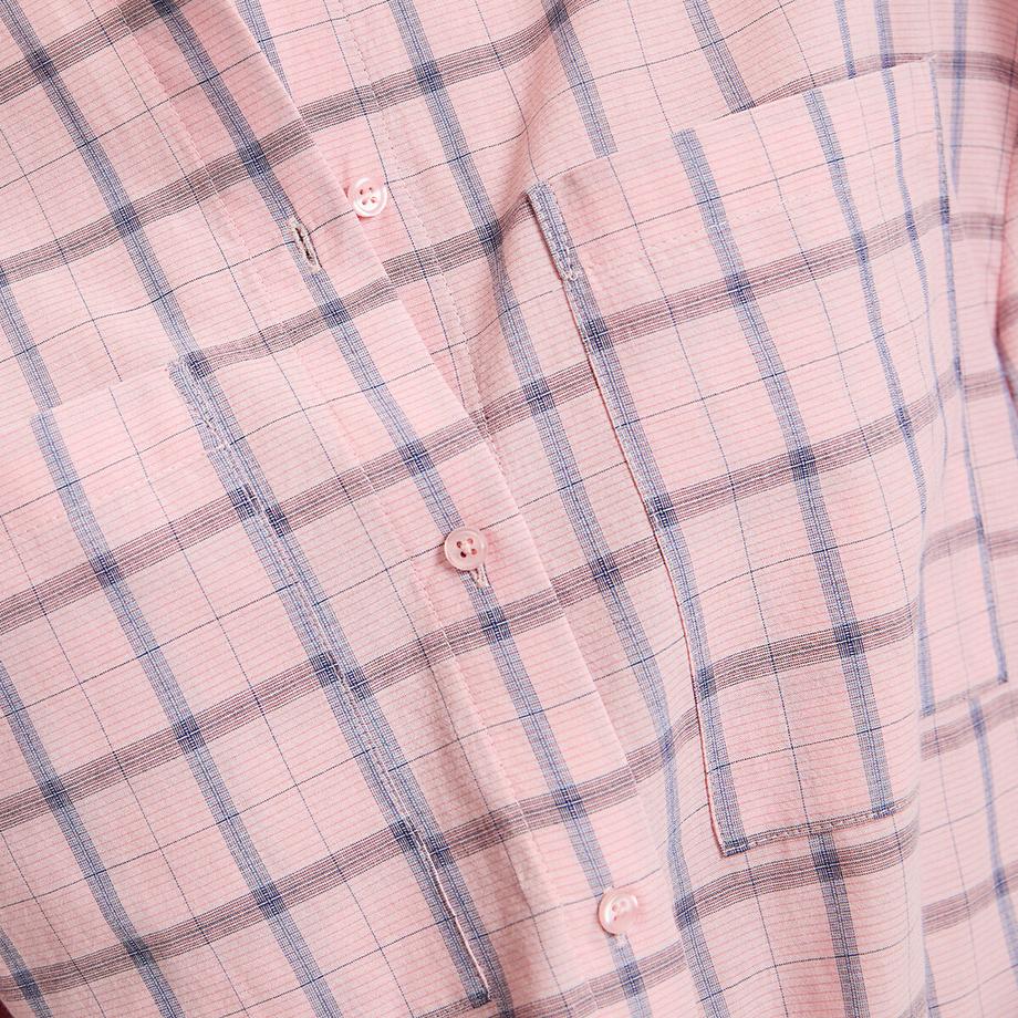 La Redoute Collections Rundhals Langarm Karoshirt  