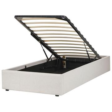 Lit ottoman sans tête de lit en Tissu Scandinave DINAN