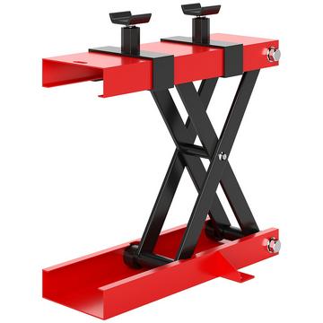 Sollevatore per moto Capacità di carico 500 kg Sollevatore per moto 95-400 mm Supporto di montaggio regolabile in altezza Martinetto a forbice per riparazione biciclette in garage e aree esterne |