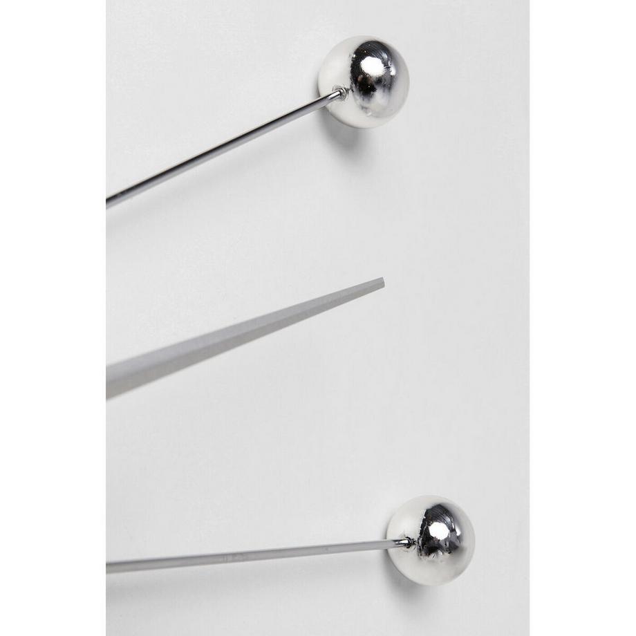 KARE Design Wanduhr Like Umbrella Balls Chrome  