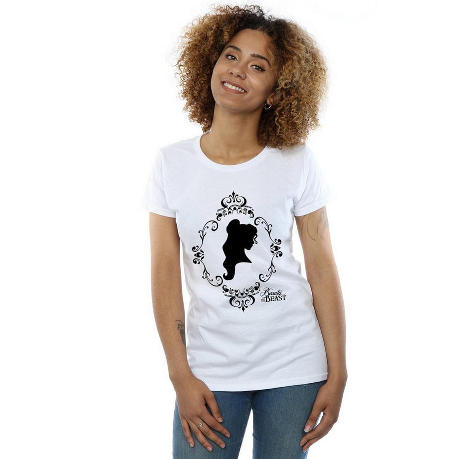 Disney PRINCESS La Belle et la Bête T-shirt Silhouette Belle  