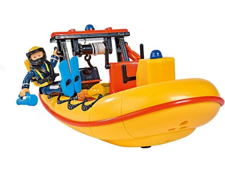 Simba  Feuerwehrmann Sam Neptune, Boot mit Figur 