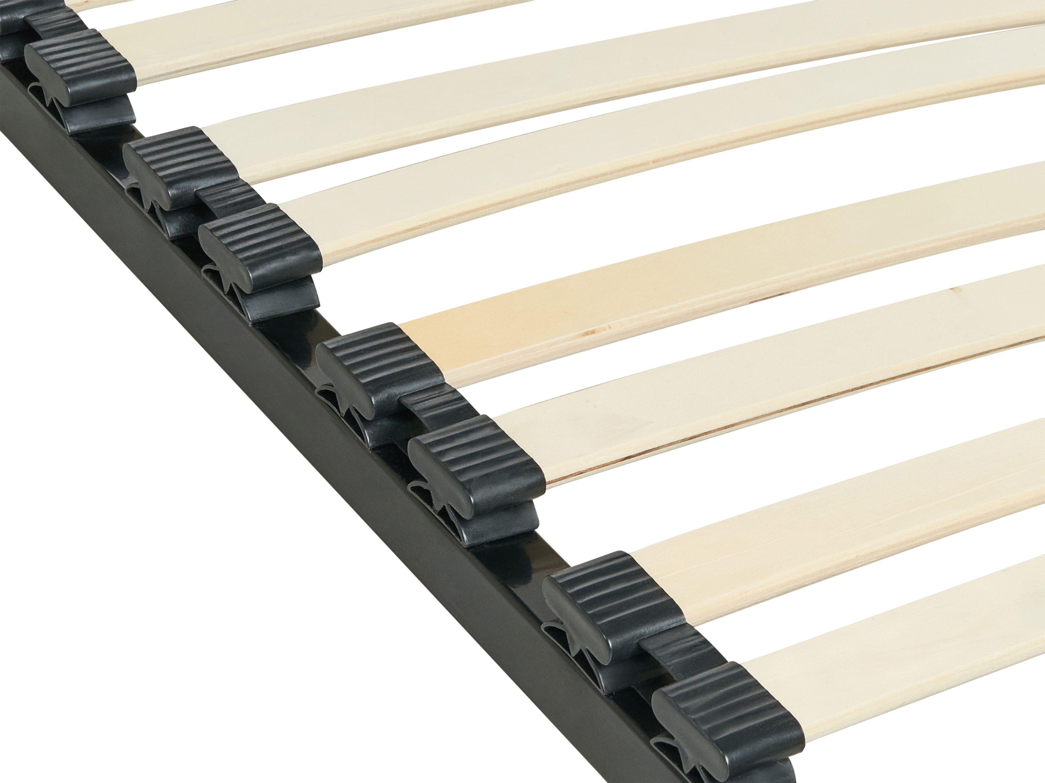 Beliani Freistehender Lattenrost aus Stahl COMBOURG  