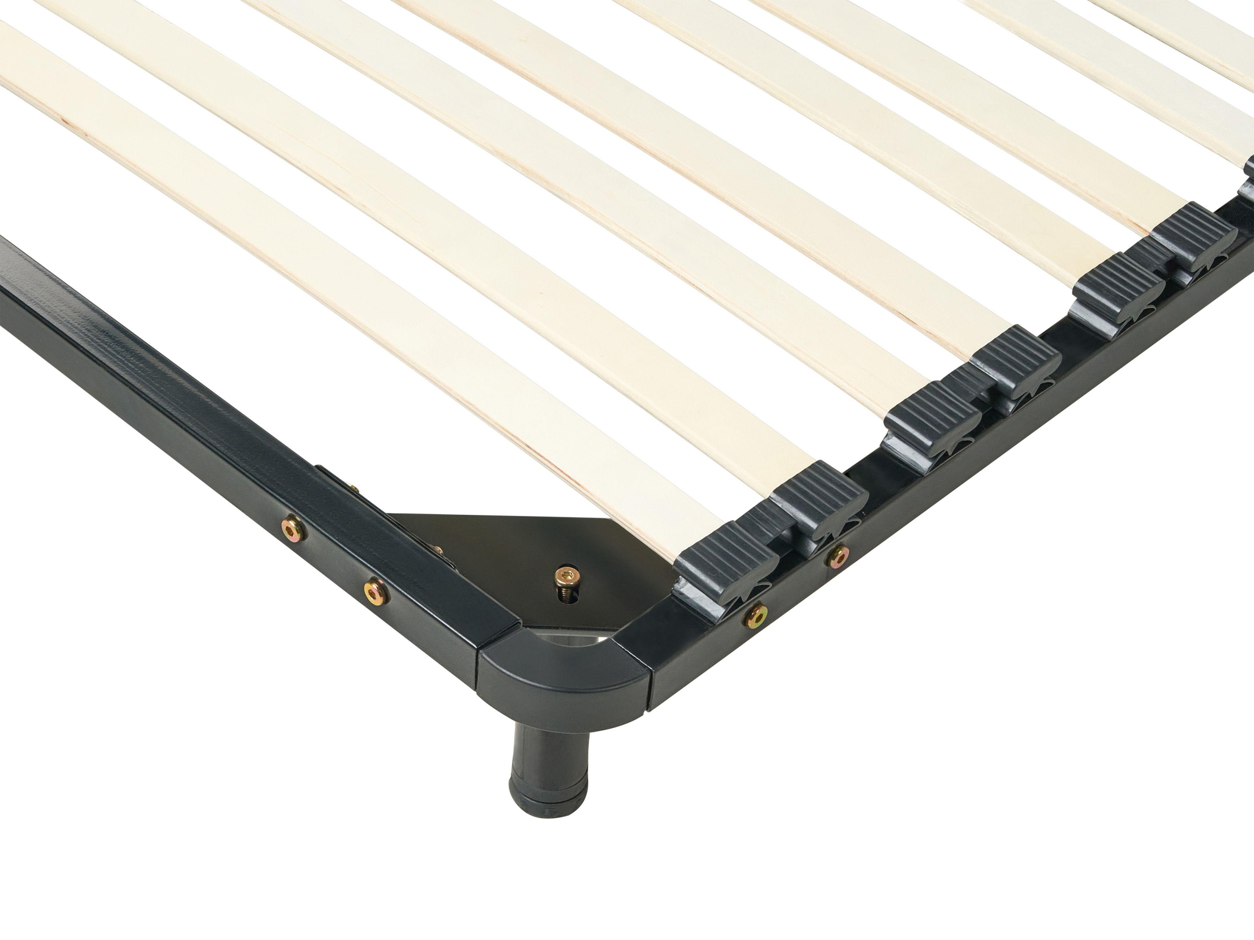 Beliani Freistehender Lattenrost aus Stahl COMBOURG  