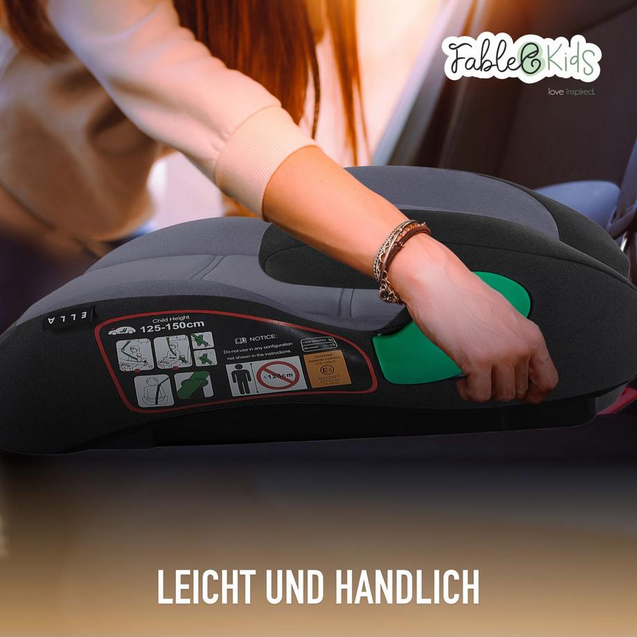 FableKids  Autokindersitz Autositz Kinderautositz Kindersitz Sitzerhöhung ECE 