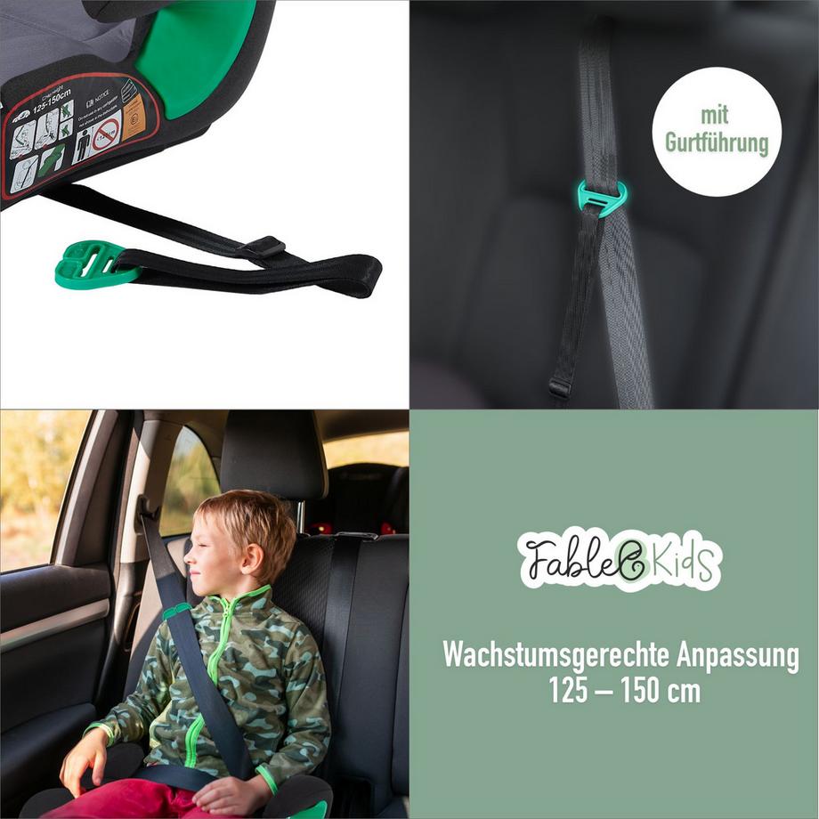 FableKids  Autokindersitz Autositz Kinderautositz Kindersitz Sitzerhöhung ECE 