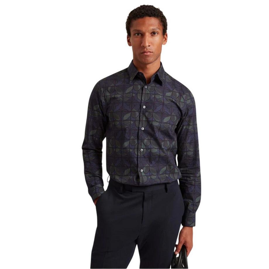 TED BAKER  Chemise Manches Longues Motiftyle Floral 