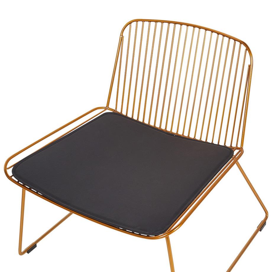 Beliani Chaise de salle à manger en Acier  SNORUM  