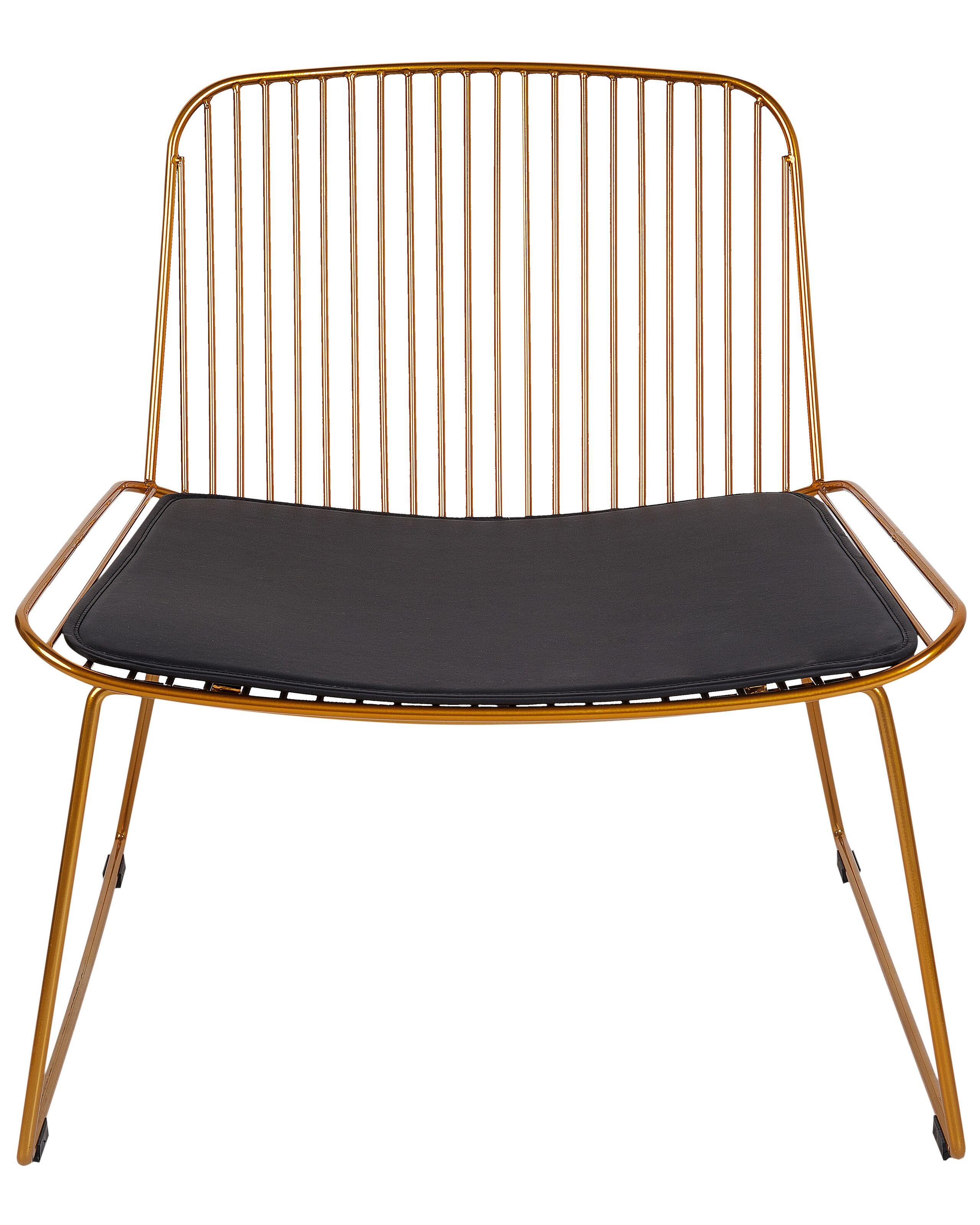 Beliani Esszimmerstuhl aus Stahl Glamourös SNORUM  